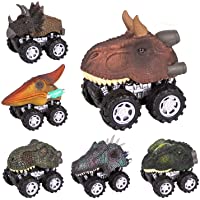 Dinosaurio Coche- 6 Piezas Coches Juguetes de Dinosaurios para Niños-Monster Truck Camión Monstruo Juguetes Educativos…